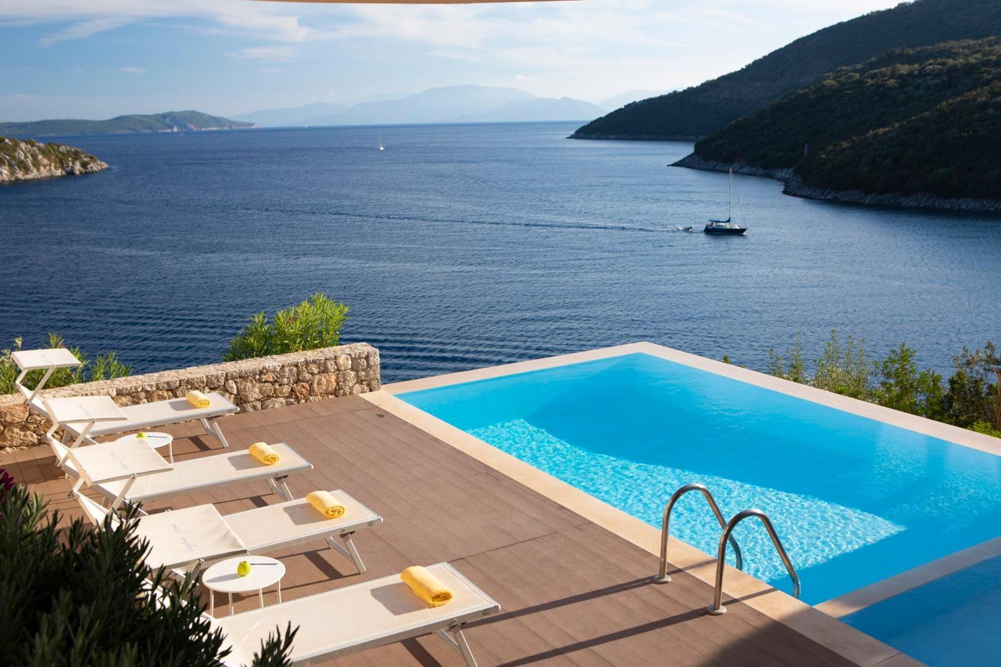 Villa Kalamos - Modern Villa In Sivota Bay With Direct Access To Sea Kültér fotó