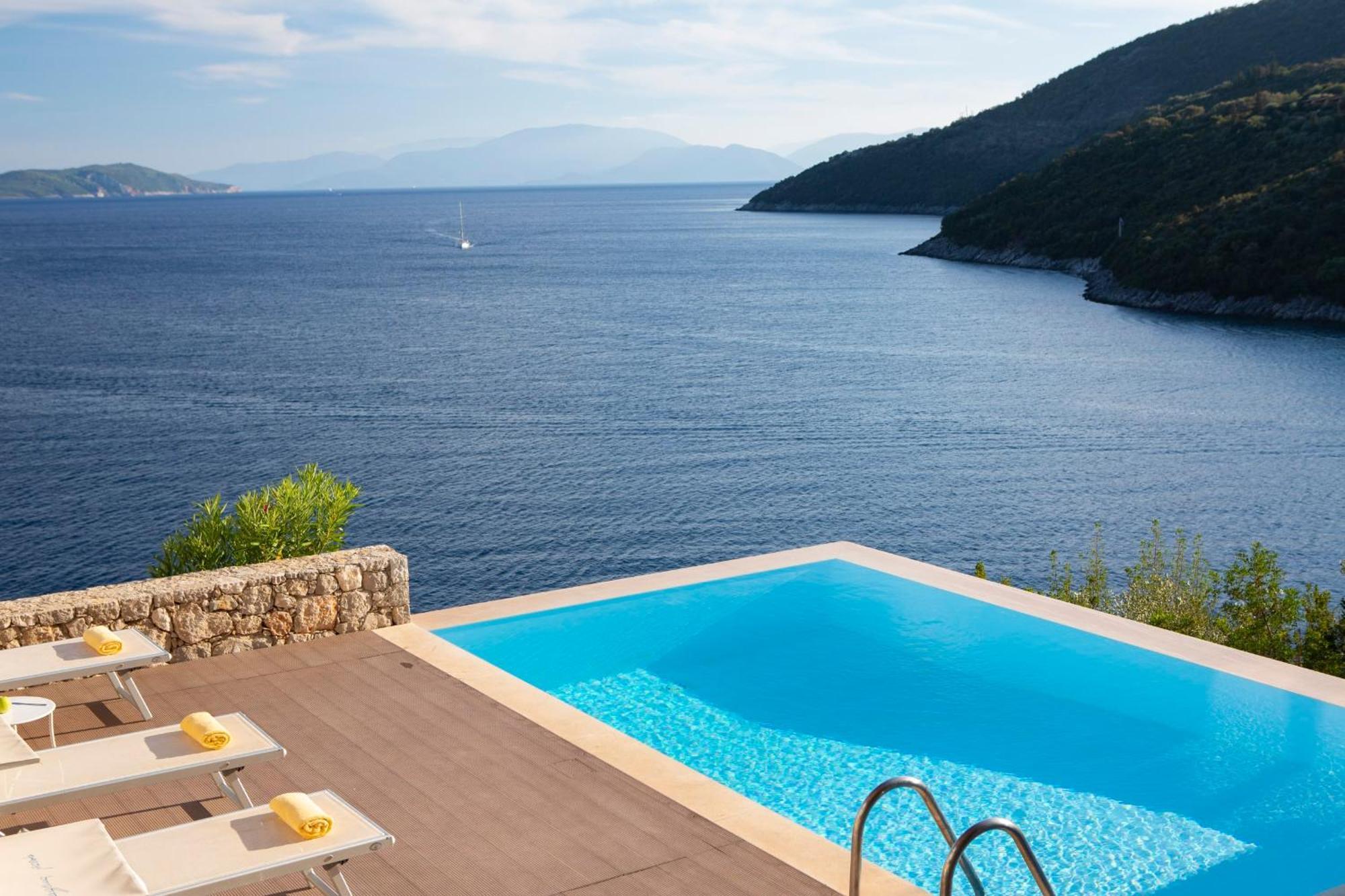 Villa Kalamos - Modern Villa In Sivota Bay With Direct Access To Sea Kültér fotó